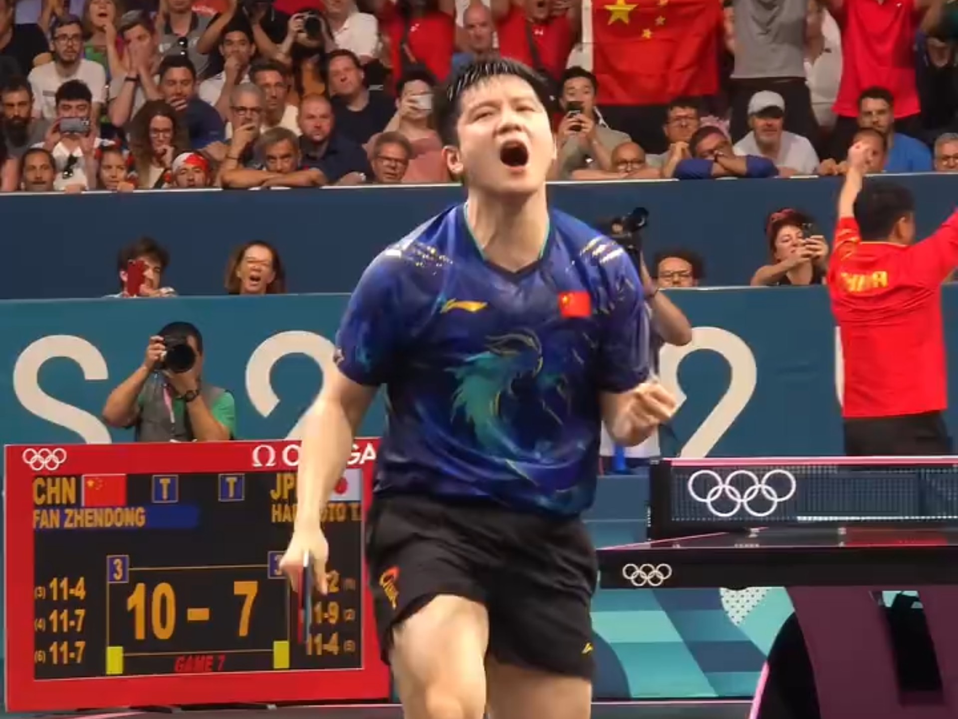 中国队绝杀法国队,张本智和惊艳四座 中国队绝杀法国队,张本智和惊艳四座